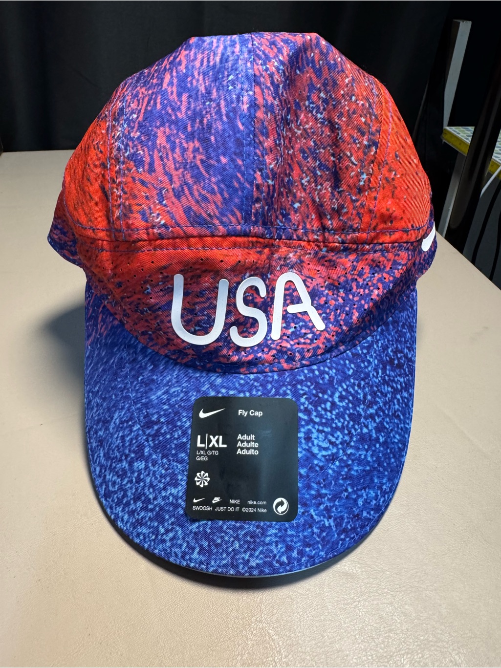 Nike Usa Fly Cap  Red  Blue Performance Hat